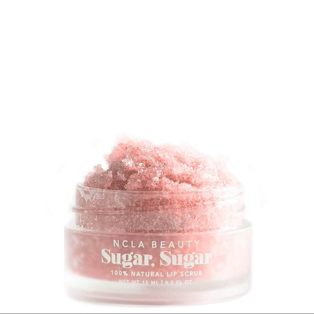 NIB NCLA Beauty Sugar Sugar Pink Champagne Lip Scrub